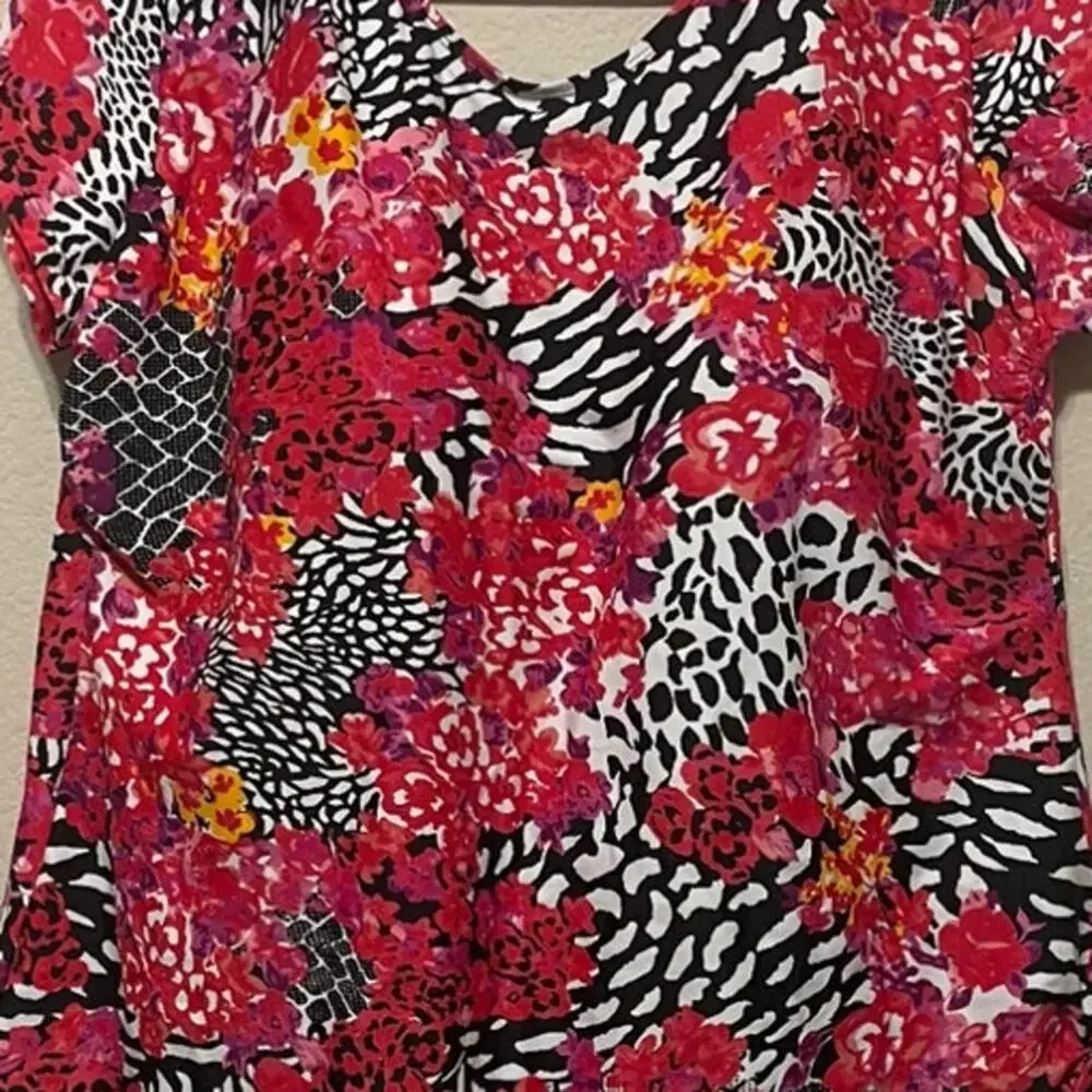 Beautyform Wireless Patterned One Piece‎ Swim Dress